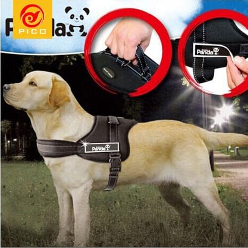 Pet Dog collar nylon Soft Hot Sale Large Dog Suspenders Pet Harness Retractable Dog Leash Accessories for dogs ZL311