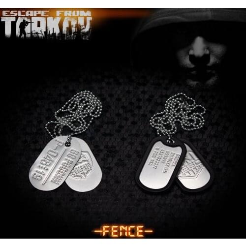 Escape From Tarkov Stainless Steel Pendant Necklace Men and Women BEAR USEC Jewelry Gift