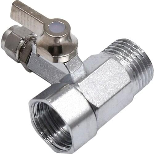 3 Way Diverter Hose Faucet Connector Fitting T Shape Adapter Connector For Shower Arm Bathroom Toilet Water Purifier Accessories