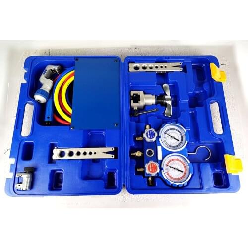 R410 Fluoride Meter, Flare, Pipe Expander Cutter Combination Set R410 Refrigerant Table Expander VTB-5B