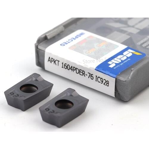 10pcs APKT1604PDR-76 IC928 100% original Iscar Carbide blade insert Turning tool Milling cutter for Steel and stainless steel