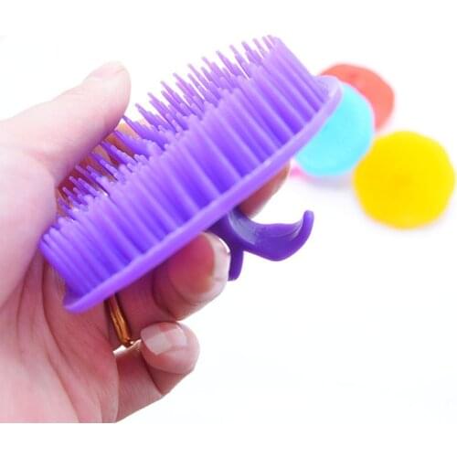 Pet Hair Growth Shampoo Scalp Body Massager Clean Brush Comb Pets Products AUG889