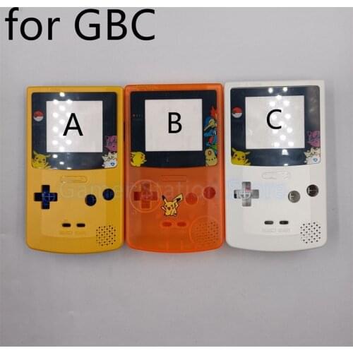1set limited design Plastic Shell Housing Case Replacement For Gameboy for GBC Game Console Cover Case accessories