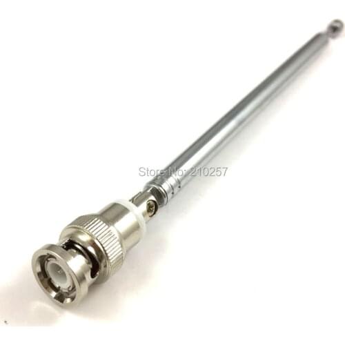 1pcs 15dbi Portable Radio Scanner VHF UHF s788 Dvb-t TV BNC Male Telescopic Antenna