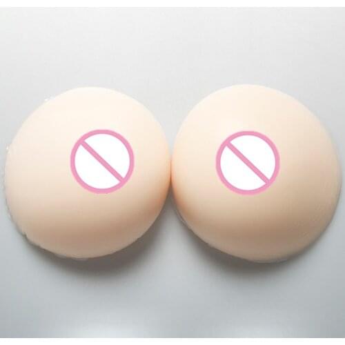 1800g/pair Silicone Breast Form Prosthesis Crossdresser Transgender Boobs Artificial Simulation Breast For White Skin Color
