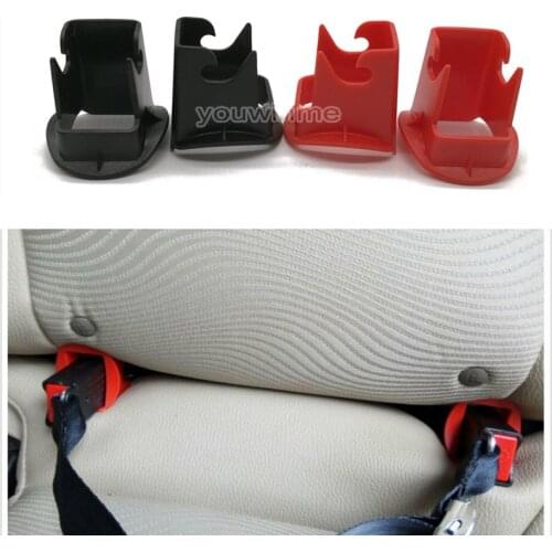 2pcs Car Baby Seat ISOFIX Fixed Guide Groove Belt Connector Universal Kids Auto Child Safe Buckle Car-Stlying
