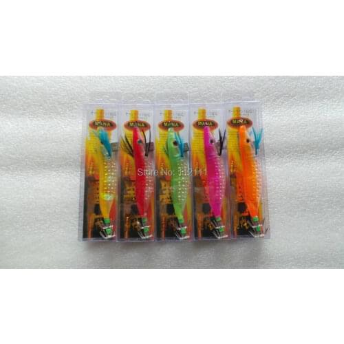 20pcs laser Fishing Lures Baits Squid Egi Shrimp jigs Hooks.11.5cm 17g