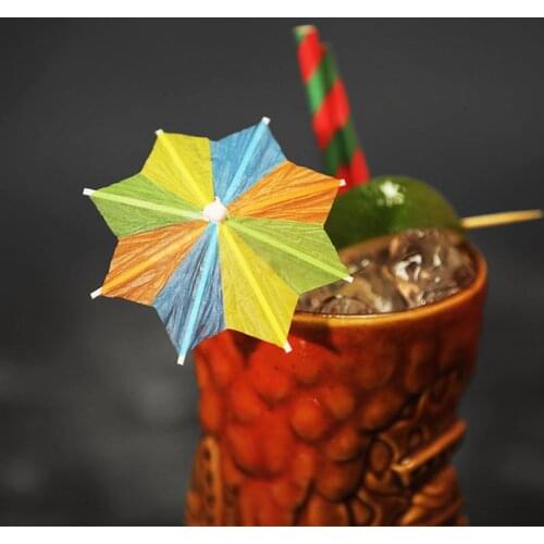 80pcs/pack Drink Fruit Cake Sticks Mini Umbrella Paper Cocktail Parasols Umbrellas Wedding Decoration Birthday Party Supplies 5Z