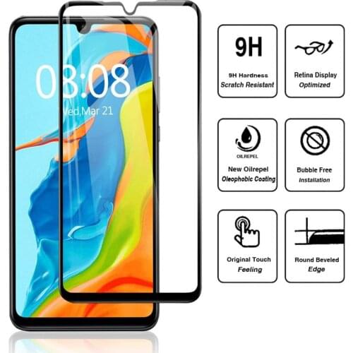 9H Full Coverage Tempered Glass Film For Huawei P40 P30 Lite Honor 10i 10 Lite 20 Pro 8A 8S 8X 9X HRY-LX1T L29 Screen Protector