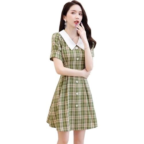 Летние платья в клетку CAN XIN LCY China At AliExpress