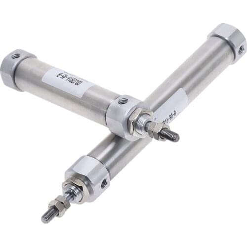 CDJ2B-16 Mini Pneumatic Air Cylinder Double Acting Single Rod 16mm Bore 10~150mm Stroke CDJ2B16