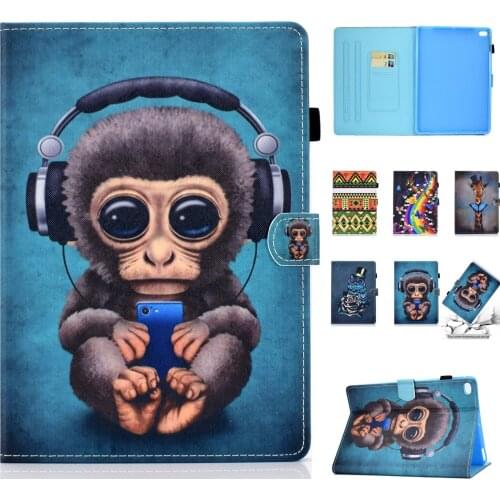 Print Cartoon Case For iPad 10.2 8 7th Generation 2020 New Air 4 10.9 Mini 5 Pro 11 2021 2020 10.5 Air 3 iPad 9.7 6th Case Cover