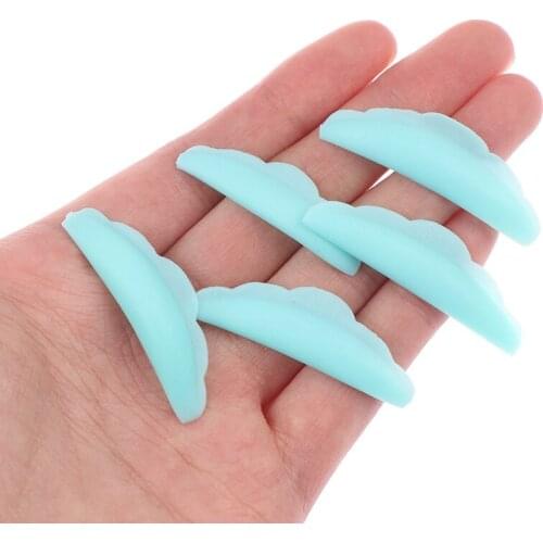 5Pair Curlers Curl Silicone Pads Set Eyelash Lifting Kit Accessories Y Eyelashes Brush Clean Comb Eye Lash Extension Perm Tools