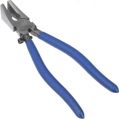 Hot Handle Breaking Cutting Glass Pliers Stained Glass Tools Flat End Glass Pliers Flat Glass Trimming Pliers Hand Tool