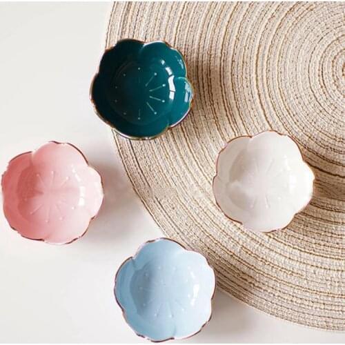 Ceramic Sauce Dish Food Dish On Flavor Chili Plate Kitchen Herbal Dishes Ice Cream Split Glaze Sauce Vinegar Tableware