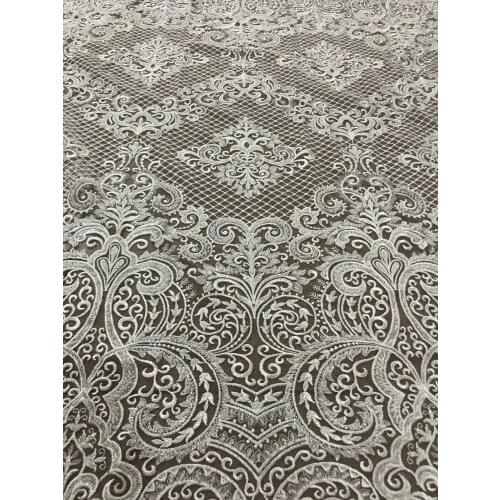 Good looking bridal lace fabric wholesale african french lace fabric SYJ-52026 embroidered lace fabric