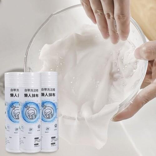 Kitchen Household Dry And Wet Quick Separation Of Rags Grease Food Disposable Rags Lazy Rags Cleaning Tools