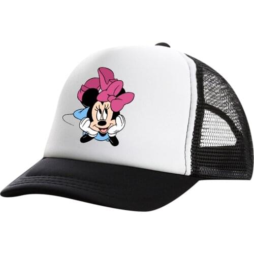 Fashion Baseball Caps Men Women Mickey mouse Snapback Hip Hop Hat Summer Breathable Mesh Sun Gorras Unisex Streetwear