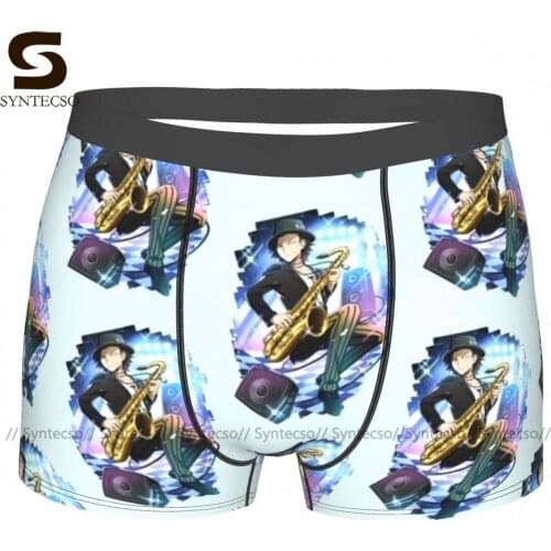 Bungou Stray Dogs Underwear Hot Polyester Stretch Trunk Boys Pouch Printed Boxer Brief