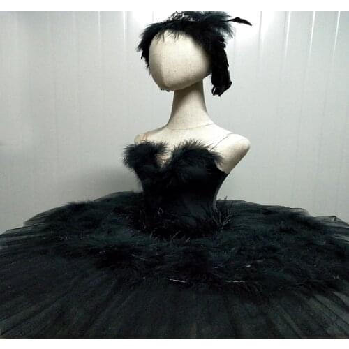 New Ballet skirt Professional classical Pancake Tutu costume Black swan white swan ballet skirt