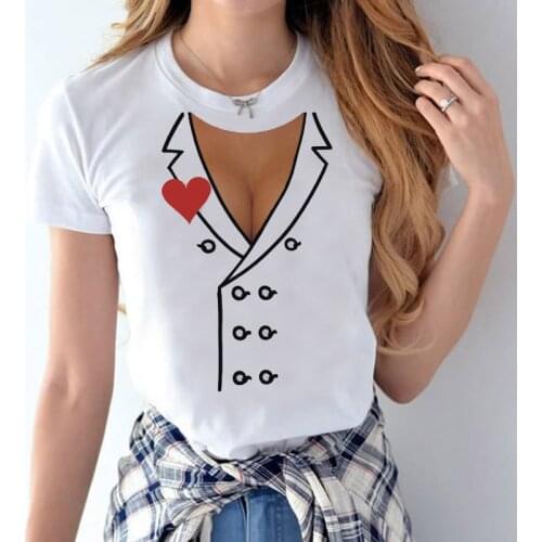 New Fake Tits Boob 3D Design T-shirt For Women Good Quality Graphic/Gift/Party/Funny/Humor Nurse Summer Tops