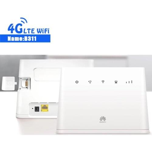 Original 150Mbps Huawei B311 B311AS-853 4G LTE CEP WiFi Network Router With VPN Function
