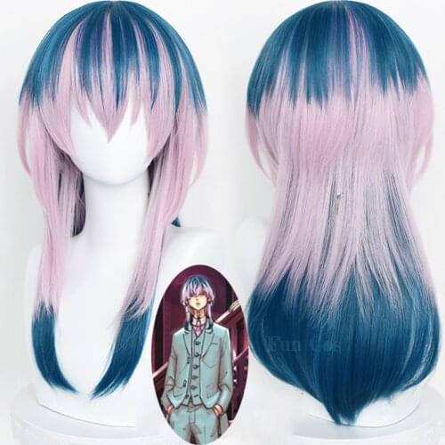 Anime Tokyo Revengers Rindo Haitani Cosplay Wig Tenjiku pink Hair Heat Resistant Synthetic Hair Wig Cap Halloween Accessories