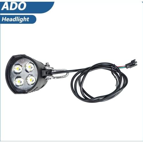 ADO Electric Bike Headlight Built-in Speaker Electric Bicycle Original Replacement Parts A16 A20 A20F Bike Headlight Accessories