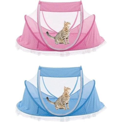 Pet Products Summer Cat Tent Pet Small Dog Accessories Kennel Cooling Mat Breeding House Delivery Room For Pets Good Products