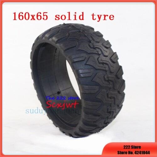 High quality 160x65 mm Electric scooter solid rubber tires for trolley scooter Wheelchair wheel 160*65 Non inflatable tyres