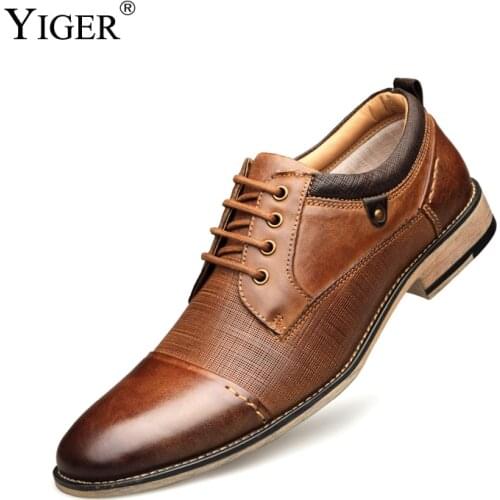 YIGER Men's Classic Shoes