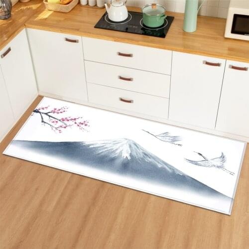 Scenic Home Kitchen Mat Carpet Non-slip Entrance Door Mat Floor Mat Carpet Anti-Slip Kitchen Rug Hallway Carpet Home Decor