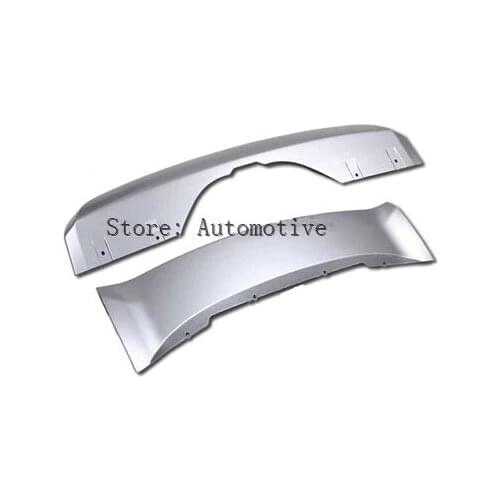 2PCS ABS PU front & rear bumper skid protector guard plate for bmw X5 F15 2014 2015