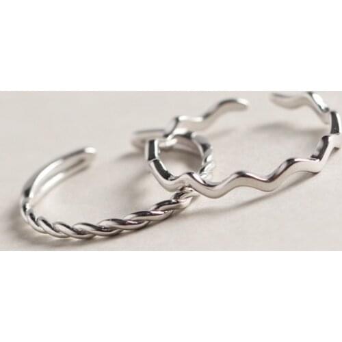 925 Sterling Silver Simple Style Ring For Womens Trendy Luxury Engagement Rings 2021 Trend Boho Luxury Trend Fine Jewellery