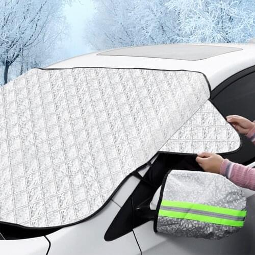 Car Windshield Sun Shade Cover Thickened Sun Visor Anti Sun UV Sun Blind Snow Dust Rain Front Window Protectors Cover For Car