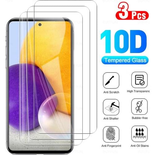 Sansung Galaxi A72 Case Tempered Glasses Anti-scratch Protective Phone Film For Samsung Galaxy A72 A 72 Screen Protectors Glass