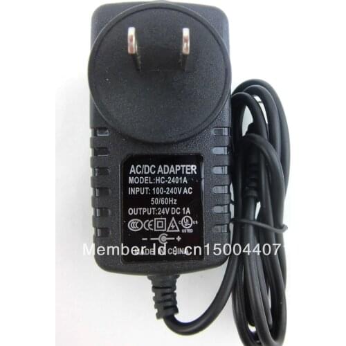 Home Security 24V 1A AC / DC Power adapter Power supply 2.5mm x 5.5mm Tip Center