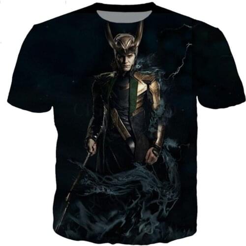 New classical Loki series t shirt men women 3D printed novelty fashion tshirt hip hop streetwear casual summer tops