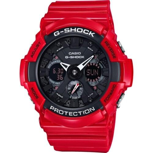 Casio GA-201RD-4ADR Men Wristwatch Clock