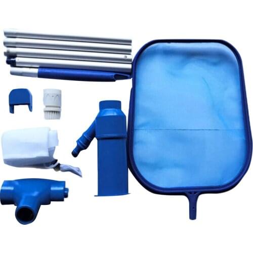 Pool Cleaning Set Swimming Pool Maintenance Tool Suction Head Cleaning Net Kit Cleaning Tool Accessories