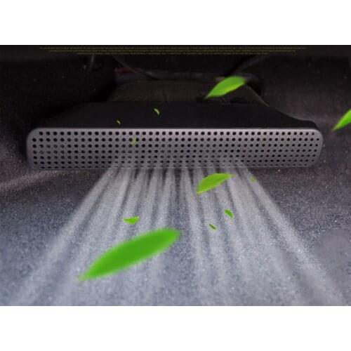 For Ford Escort 2015-2018 Focus 2 3 2008-2017 MK2 MK3 2pcs/Set Car Under Rear Seat Air Conditioner Duct Outlet Stickers Cover