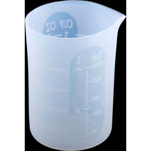 Clear Resin Measuring Cup Non-Stick Glue Ink Paint Blending Holder Container