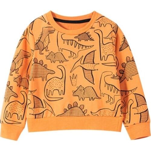 New Arrival Sweatshirts for Boys Girls Fall Winter Clothes Monkeys Print Baby Sweaters Boys Tops Toddler Streetwear Shirts