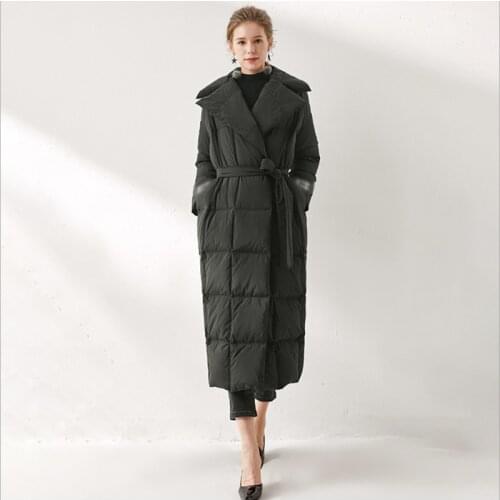 Winter down Jacket black Women 2020 Ultra Light Down Jackets White Duck Down coats Long Down Parka Female black Coat Outwears