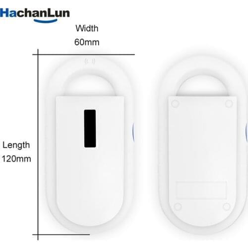 ISO11785/4 FDX-B Pet Microchip Scanner Animal RFID Tag Reader dog reader Frequency Handheld RFID Reader animal tag scanner