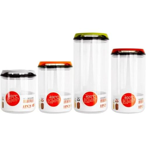 Modern Home Kitchen Storage 3.3 Borosilicate Glass Leaktight Storage Bottles Storage Jars