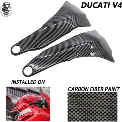 High Quality Motorcycle Accessories Suitable For Ducati Panigale V4 V4S 2018 2019 Motorcycle Side Frame Fairing Protection Cover