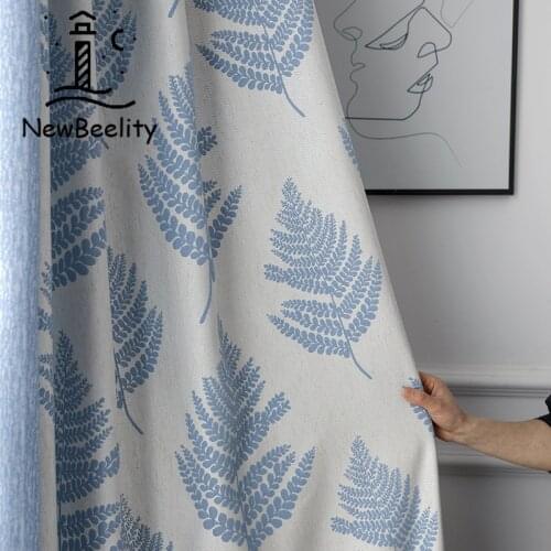 Low Cost Japanese Curtains for Living Dining Room Cotton and Linen Curtains American Pastoral Finished Blackout Bedroom Nordic