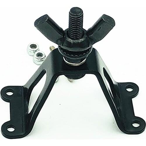 1/10 Spare Tire Rack Metal Spare Tyre Bracket Wheel Holder Carrier For 1/10 Axial SCX10 RC 4WD D90 Tamiya CC01 RC Crawler Car