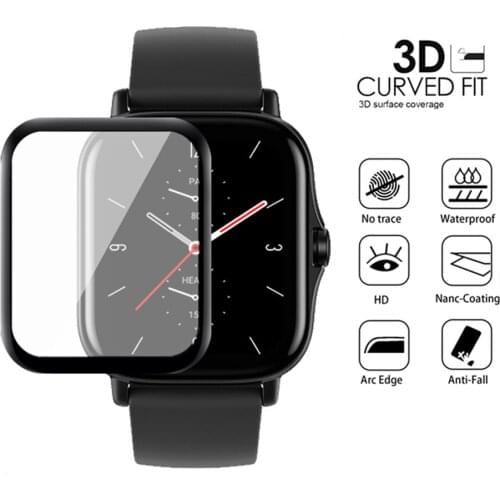 2pcs/lot 3D Full Edge soft Film for Huami AMAZFIT GTS 2 Screen Protector Protective soft Film for Amazfit GTS2 GTS